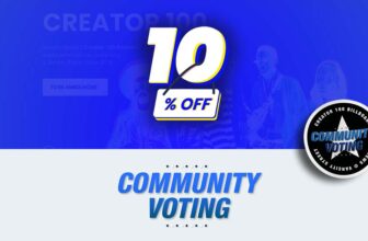 Coupon for Creator 100 you VOTED discount 10%