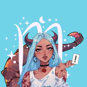 Klairs Club – Persephone (Anime Astrology) Scorpio Wallpaper FREE DOWNLOAD