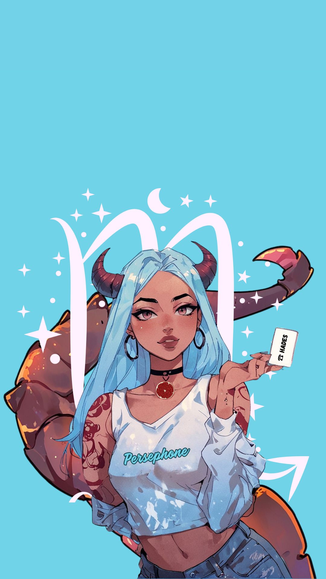 Klairs Club - Persephone (Anime Astrology) Scorpio Wallpaper FREE DOWNLOAD
