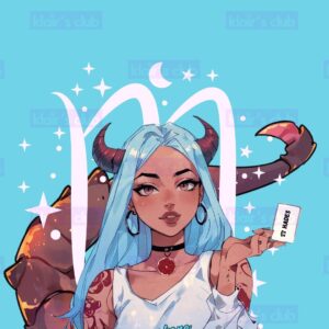 Klairs Club – Persephone (Anime Astrology) Scorpio Wallpaper FREE DOWNLOAD