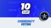 Coupon for Creator 100 you VOTED discount 10%